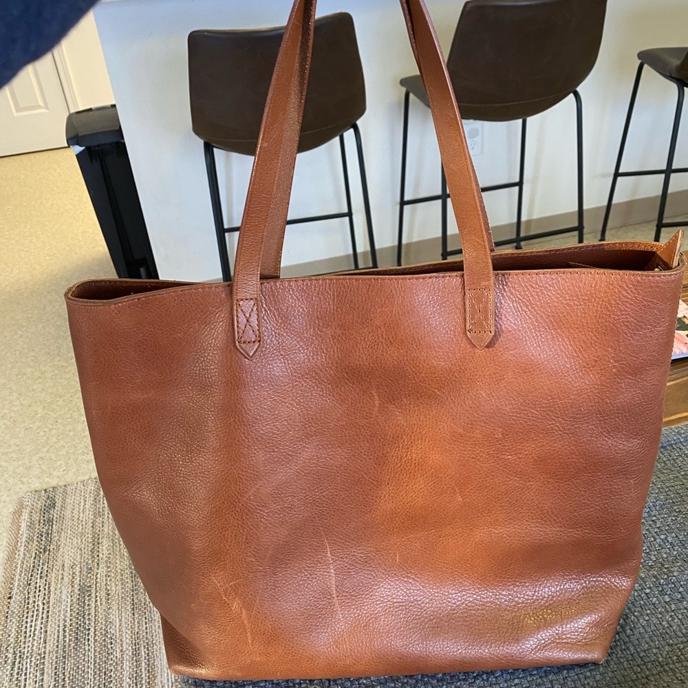 Madewell Zip Top Transport Tote (large)  & Wallet